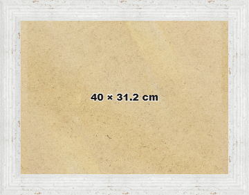 Modern Frames White Rustic 40x31.2 cm Picture Frame 