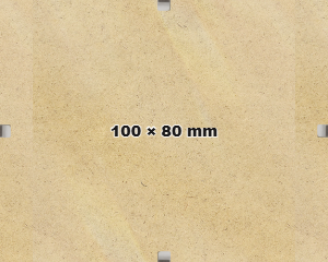 Frameless Clip Frames Transparent 100x80 mm Picture Frame 