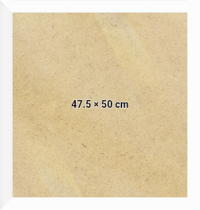 Modern Sleek White 50x47.5 cm Picture Frame 