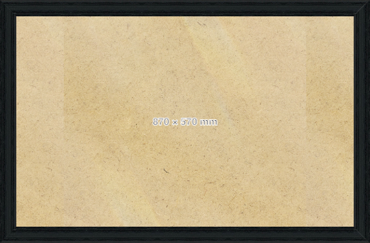 Imperial Frames Black 870x570 mm Picture Frame 