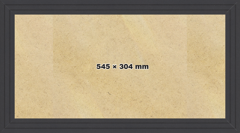 Modern Step Dark Grey 545x304 mm Picture Frame 