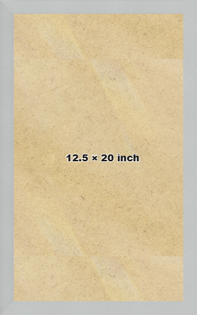 Modern Sleek Silver 20x12.5 Picture Frame 