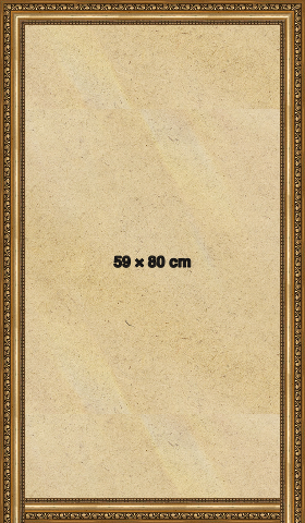 Ornate Gold 80x59 cm Picture Frame 