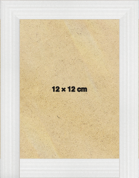 Classic Frame White 12x12 cm Picture Frame 