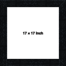 Modern Frames Black 17x17 Picture Frame 