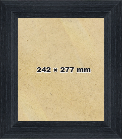 Modern Step Black 277x242 mm Picture Frame 